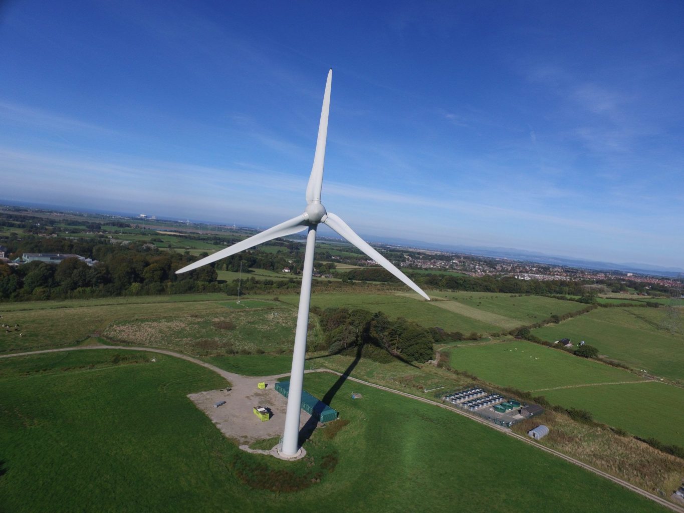 Hovershotz win contract for aerial drone windfarm wind turbine surveys and inspections Cumbria Energy Coast.