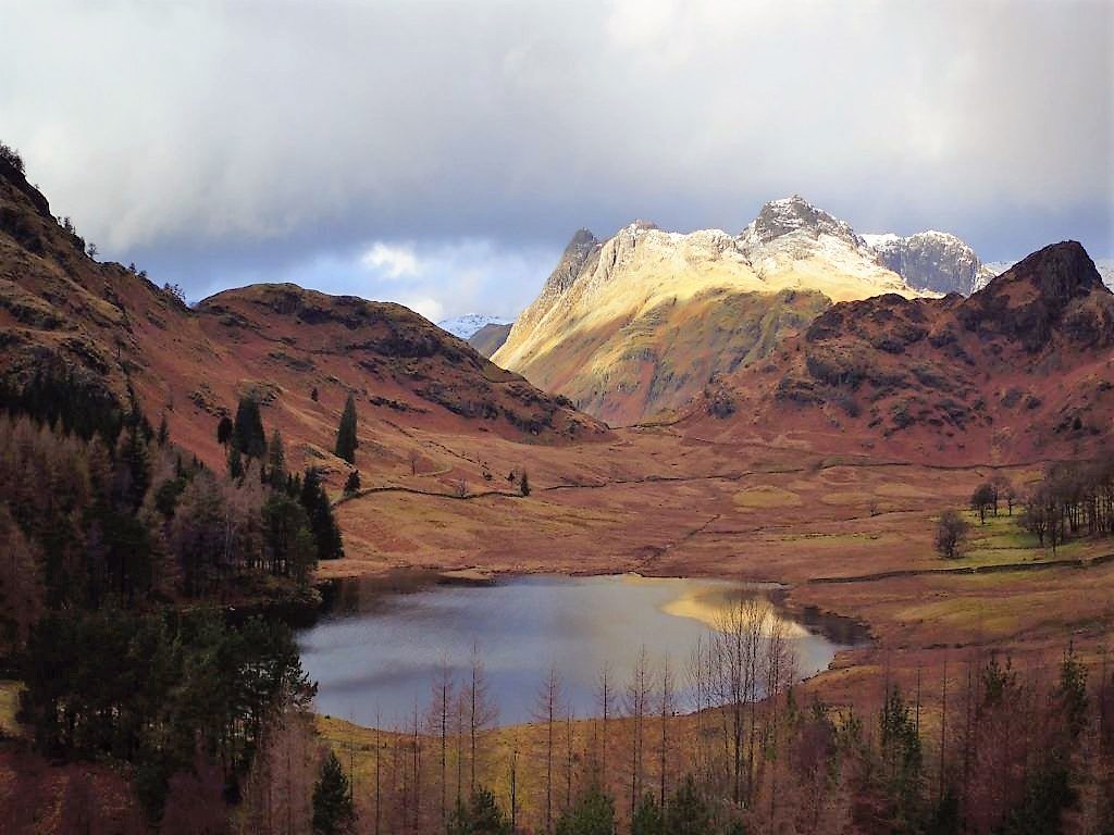 Hovershotz EVLOS Blea Tarn Langdale Lake District Cumbria Aerial photograph by drone
