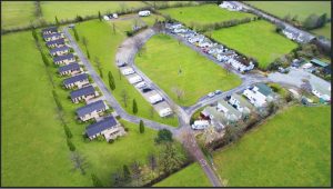 caravan park survey by drone Dandy Dinmont Caravan and Camping Site Blackford, Carlisle,Cumbria CA6 4EA lake district aerial photography lake district