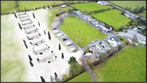 caravan park survey by drone Dandy Dinmont Caravan and Camping Site Blackford, Carlisle,Cumbria CA6 4EA lake district aerial photography lake district