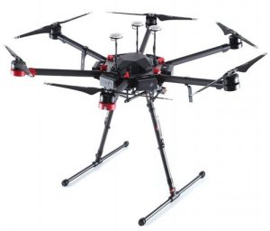DJI Matrice M600 drone, as per the drone that exploded in Venezuela President Nicolas Maduro assassination attempt
